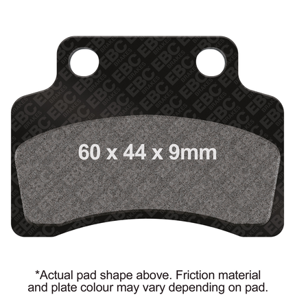 Brake Pads Std Scooter Organic Ebc SFA235