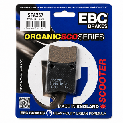 Brake Pads Std Scooter Organic Ebc SFA257