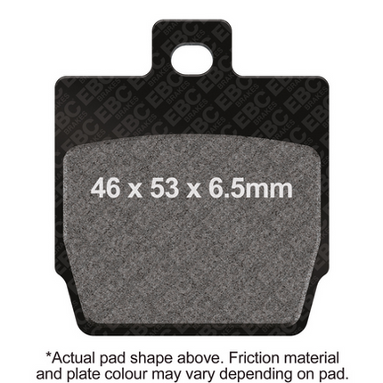 Brake Pads Std Scooter Organic Ebc SFA268