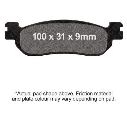 Brake Pads Sintered Metal Ebc FA275HH