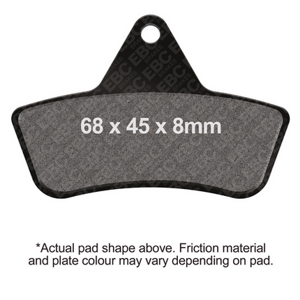 Brake Pads Semi-metal Ebc FA271TT