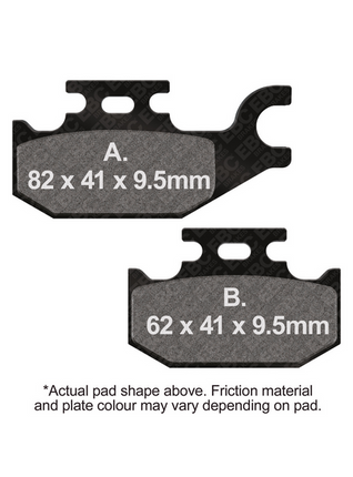 Brake Pads Ebc FA307TT