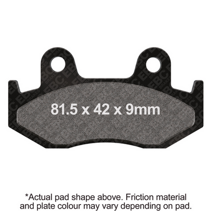 Brake Pads Scooter Organic Ebc SFA323