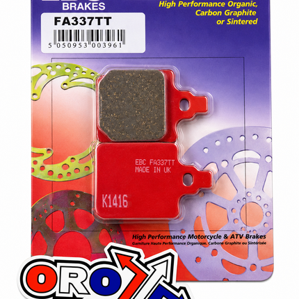 Brake Pads Std Kevlar Organic Ebc FA337TT
