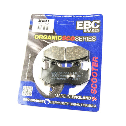 Brake Pads Std Scooter Organic, Ebc SFA411