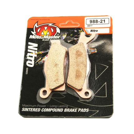 Brake Pads Sintered Nitro, Moto-master 098821, 39-617