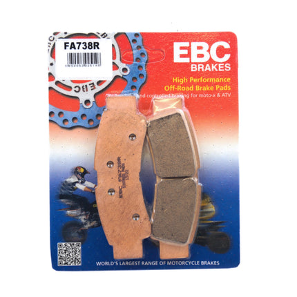 Brake Pads Sintered Front Kawasaki, FA738R Ebc