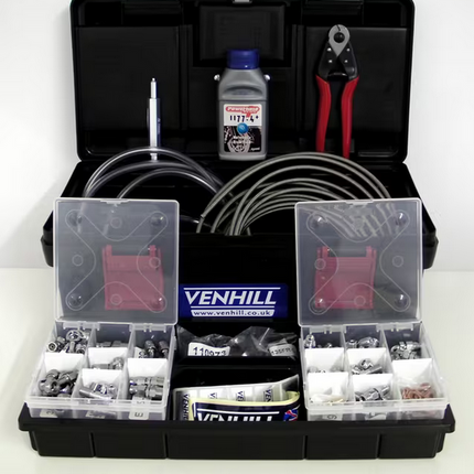 Diy Hydraulic Brake Clutch Hose Building Kit (chrome), Venhill 3DLRC Buildaline