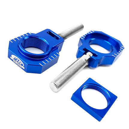 Axle Block & Bolt KTM Sxf 13-21, ASRAB-19 Blue