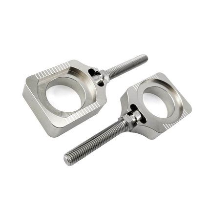 Axle Blocks & Adjuster Yzf, Alloy Titanium Anodized, FIR