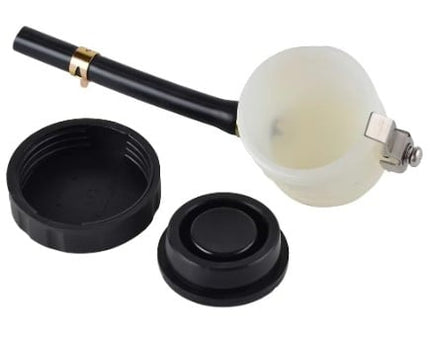 Clutch Front Brake Fluid Reservoir Tank With Tube Kawasaki Ninja ZX14R Suzuki GSXR BMW