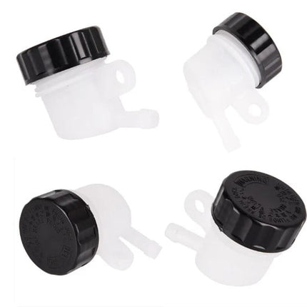 Rear Brake Fluid Round Reservoir With 90 Side Outlet