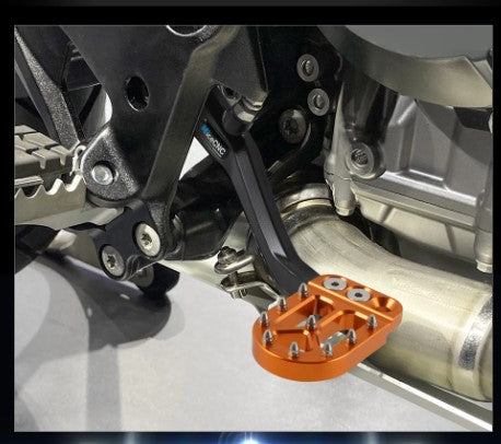 Rear Brake Lever Pedal Black Orange 2019-22 KTM 790 890 Adventure R Aluminium 63513050033C1