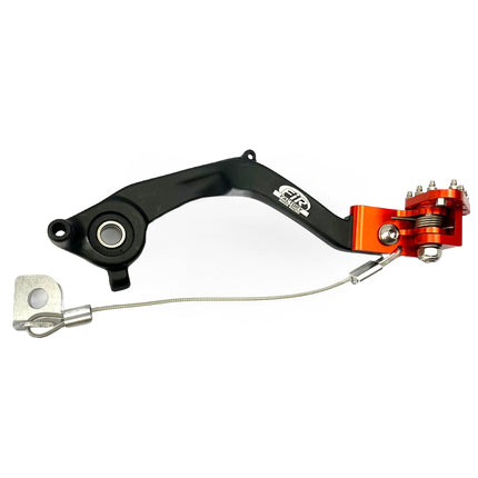 Brake Pedal KTM 65 Sx Tc Mc, FIR, Black, Orange Tip A40513050044