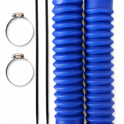 340mm Fork Gaiters Blue Universal 18 Ribs