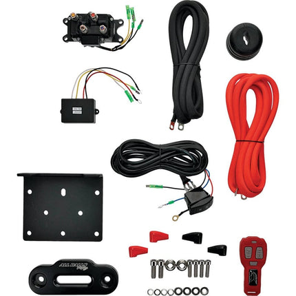 12V Winch 6000LB/2750KG, Atv/utv, Synthetic Rope, 4 Bolt, Arrowhead 431-01027