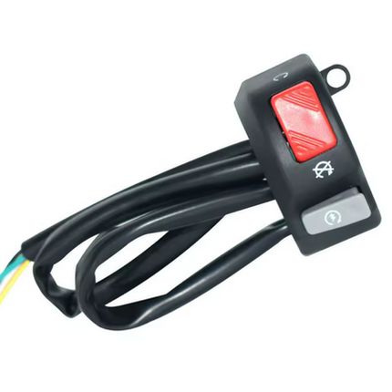 Switch Handlebar Fog Headlight Horn Start Kill Button