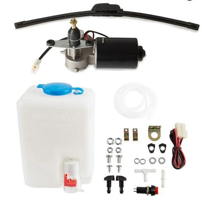 Universal UTV Electric Windshield Wiper Motor Kit With Water Spray