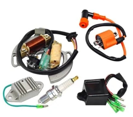 Stator + Ht Coil + CDI + Regulator 1988-2006 Yamaha Blaster Yfs 200 D08-2-1 2XJ-85550-M1-00