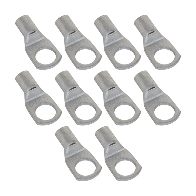 12mm Ring Terminal Copper 70mm2, To Suit Cable 9.5mm, Pack Of 10