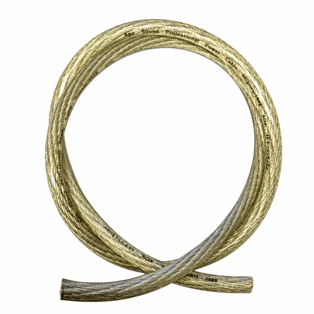 Battery Cable 10mm Clear 1000mm Each