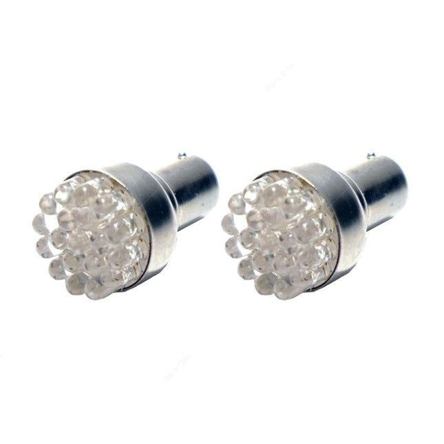 LED Light Bulb 12V White BAY15D LED380WT (pack Of 2)