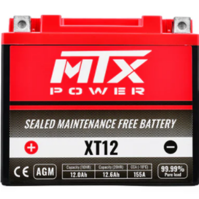 Battery XT12 Ma.free Agm, Mtx LTX12-BS 51012 12V 10AH. YTX12-BS, Ma LTX12-BS