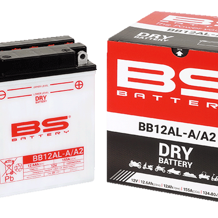 Battery YB12AL-A2 12V 12Ah. Bs, Bs With Acid Pack BB12AL-A2, 310564, BS-BB12AL-A2