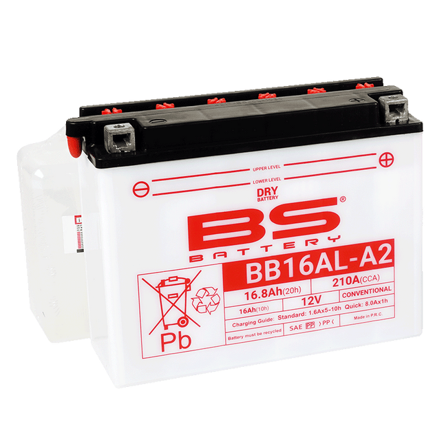 Battery YB16AL-A2 12V 16Ah. Bs, Bs With Acid Pack BB16AL-A2, 310576, BS-BB16AL-A2