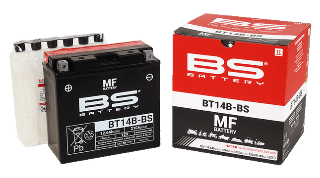 Battery YT14B-BS 12V M.free Bs, Bs Maintenan Free BT14B-BS, 300629, BS-BT14B-BS