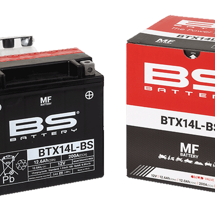 BATTERY YTX14L-BS 12V M.FREE, BS Maintenance Free BTX14L-BS, 300605, BS-BTX14L-BS