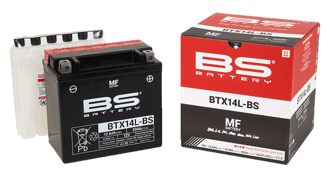 BATTERY YTX14L-BS 12V M.FREE, BS Maintenance Free BTX14L-BS, 300605, BS-BTX14L-BS