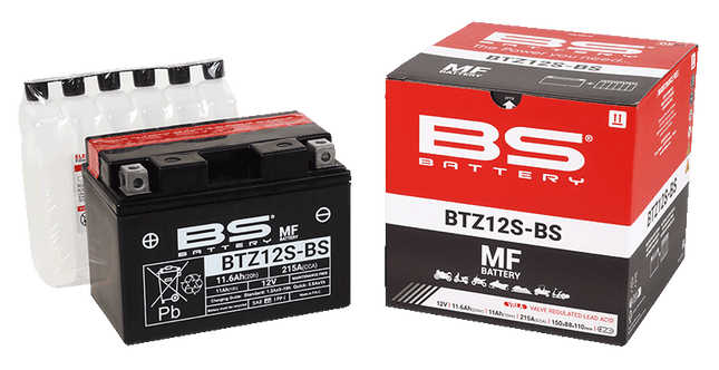 BATTERY YTZ12S-BS 12V MA.FREE, BS Maintenance Free BTZ12S-BS, 300697, BS-BTZ12S-BS