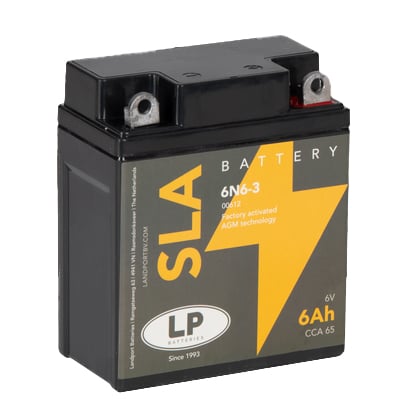 Battery 6N6-3 6V 10Ah., Maintenance Free Sealed, Ms 6N6-3