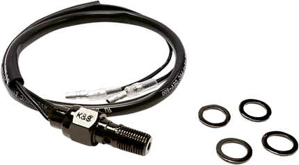 Switch Brake Hyd. 3/8 x 24, K&s 12-0020B Black