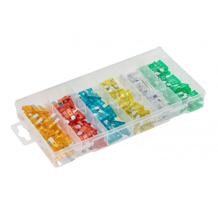 Car Fuses Mini Blade 120pc Assorted 5a-30a - Toolzone KDPAU303