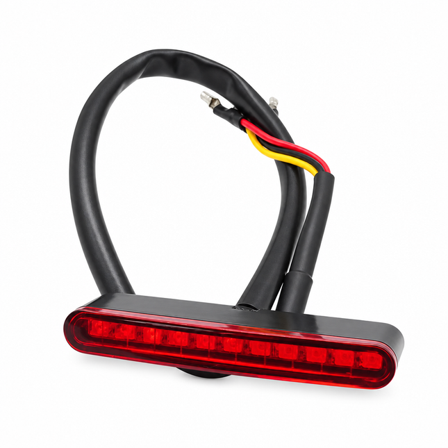 LED Rear Brake Light Red Lens Number Plate Light 11 LED 12V 3 Wires 54 X 15 X 7mm 121411269