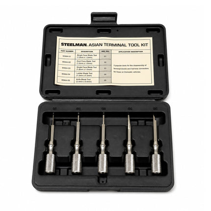 Connector Pin Tools SET/5, K&L 35-9555 Asian Terminal Kit, KL35-9555