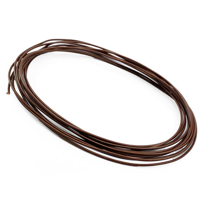 ELECTRICAL WIRE BROWN 4 METRE, 0.75mm sq / 14 Amp Capacity.