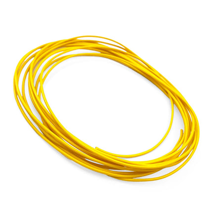 ELECTRICAL WIRE YELLOW 4 METRE, 0.75mm sq / 14 Amp Capacity.