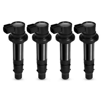 Ignition Coil 4PCS 02-17 Yamaha Fz Fzs Fx Nytro Rs Rx Sr V-max WR Yzf 250 600 1000 1700