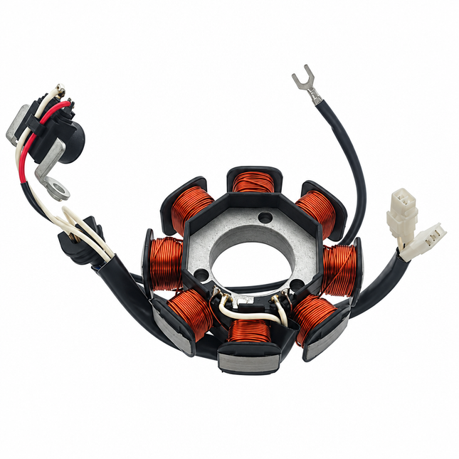 Stator Coil 07-11 Yamaha Libero Xtz Ybr Yb Jym Xt 125 R G Zr X Express 8 Coils 5 Wires 3 Holes DC