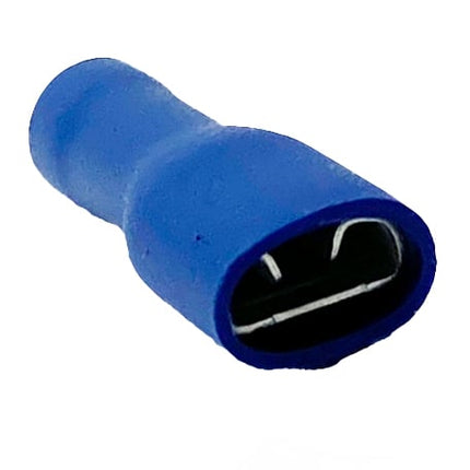 Terminal Blue Spade Female, Pack Of 100 / T6.3mm, WT12