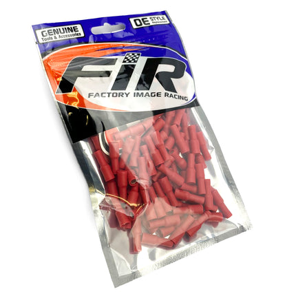 Terminal Red Female Bullet M4, Pack Of 100