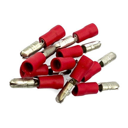 Terminal Red Male Bullet, Pack / 10