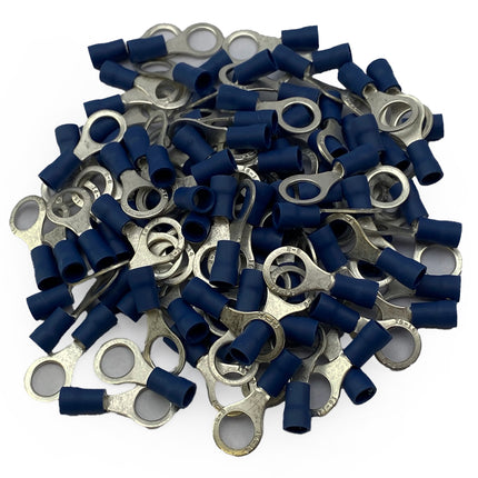 Terminal Blue 8mm Ring PK100, Pack Of 100 /