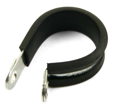 25mm Rubber Lined P-clips