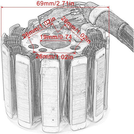 Stator Coil Yamaha Fz Yzf