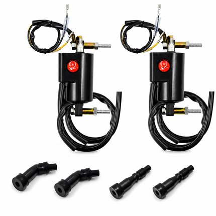 2PCS Ignition Coils 71-06 Suzuki Kawasaki Honda Gs Katana Bandit Kz Zn Cb 400 500 550 650 750