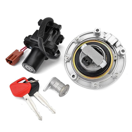 Ignition Switch Fuel Cap Lock Key Set Honda Cbr 600 1000RR CB1000R Fireblade 35010-MFL-670